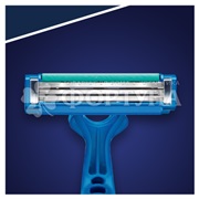 Станки одноразовые Gillette Blue3 Simple3 8 шт в пакете 3 лезвия с увлажняющей полоской