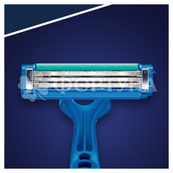 Станки одноразовые Gillette Blue3 Simple3 8 шт в пакете 3 лезвия с увлажняющей полоской