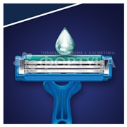 Станки одноразовые Gillette Blue3 Simple3 8 шт в пакете 3 лезвия с увлажняющей полоской
