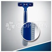 Станки одноразовые Gillette Blue3 Simple3 4 шт в пакете 3 лезвия с увлажняющей полоской