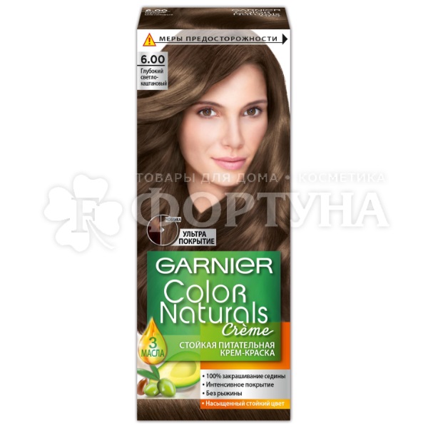 Краска для волос Color Naturals 6.0 Глубокий светло-каштановый