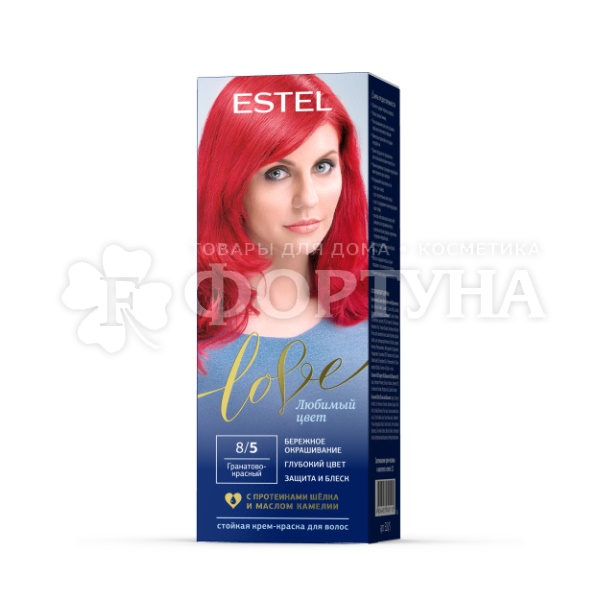 Краска для волос Estel Love  8/5 Гранатово-красный