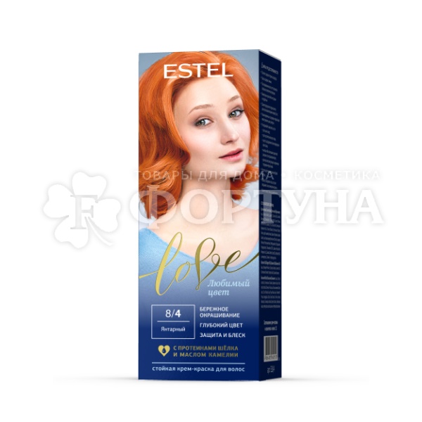 Краска для волос Estel Love  8/4 Янтарный