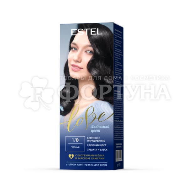Краска для волос Estel Love  1/0 Черный