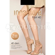Носки Innamore Fiore 40 den (с лайкрой 2 пары) nero без размера