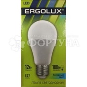 Лампа Ergolux   светодиодная A60 12Вт Е27 4000К 230В