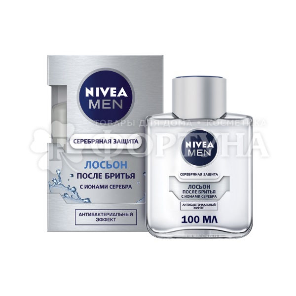 Лосьон после бритья Nivea 100 мл Серебряная защита