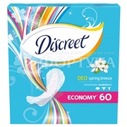 Прокладки Discreet 60 шт Део Spring Breze Трио ежедневные