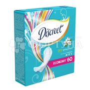 Прокладки Discreet 60 шт Део Spring Breze Трио ежедневные