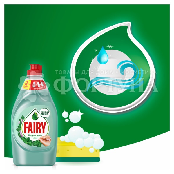 Моющее средство для посуды Fairy 450 мл Чайное дерево и мята