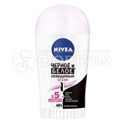 Дезодорант твердый Nivea 40 мл Невидимая защита для черного и белого (Clear)
