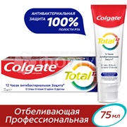 Зубная паста Colgate Total 12 75 мл Профессиональная отбеливающая