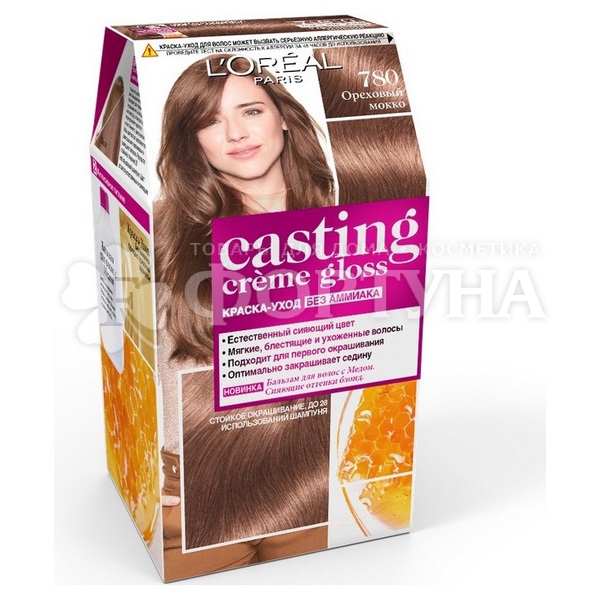 Краска для волос Casting  Creme Gloss 780 Ореховый мокко