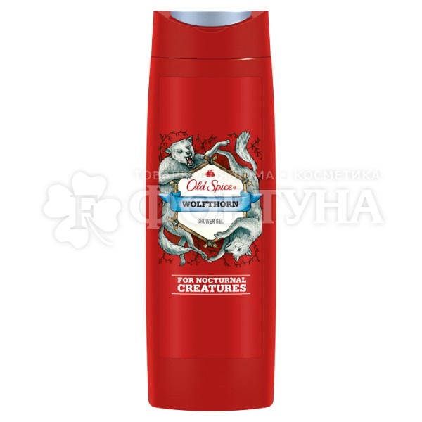 Гель для душа Old Spice + шампунь 2 в 1 400 мл Wolfthorn