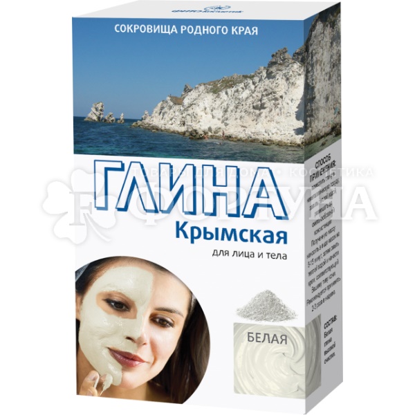 Глина Fito косметик 100 г Крымская белая