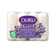 Туалетное мыло DURU Pure&Natural 4*85 г Лаванда