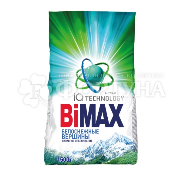 Стиральный порошок Bimax 1500 г Автомат  Белоснежные вершины