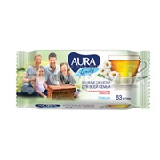 Салфетки влажные AURA 63 шт Для всей семьи