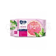 Салфетки влажные AURA 63 шт Для всей семьи