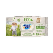 Салфетки влажные Солнце и Луна ECO 72 шт