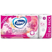 Туалетная бумага Zewa 8 шт Deluxe Белая 3х-слойная