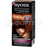 Краска для волос Syoss Color Импульс цвета 5-77 Насыщенный медный