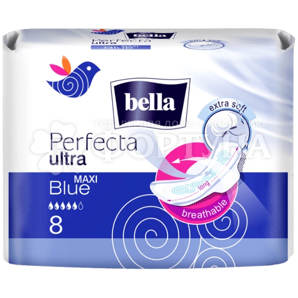 Прокладки Bella Perfecta Ultra Maxi Blue 8 шт критические