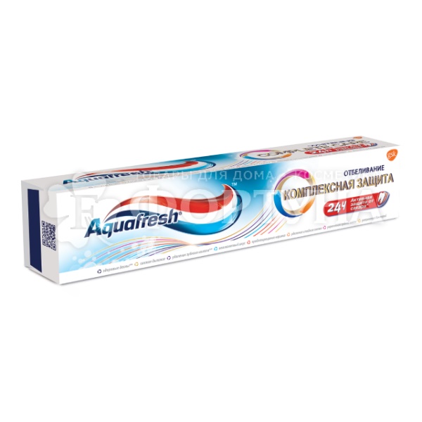 Зубная паста Aquafresh 100 мл Комплексная защита Отбеливание