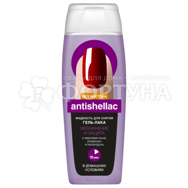 Жидкость для снятия лака Fito косметик Antishellac 110 мл Восстановление и питание
