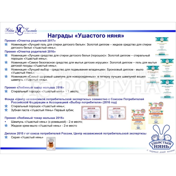 Моющее средство для посуды Ушастый Нянь 500 мл Ромашка