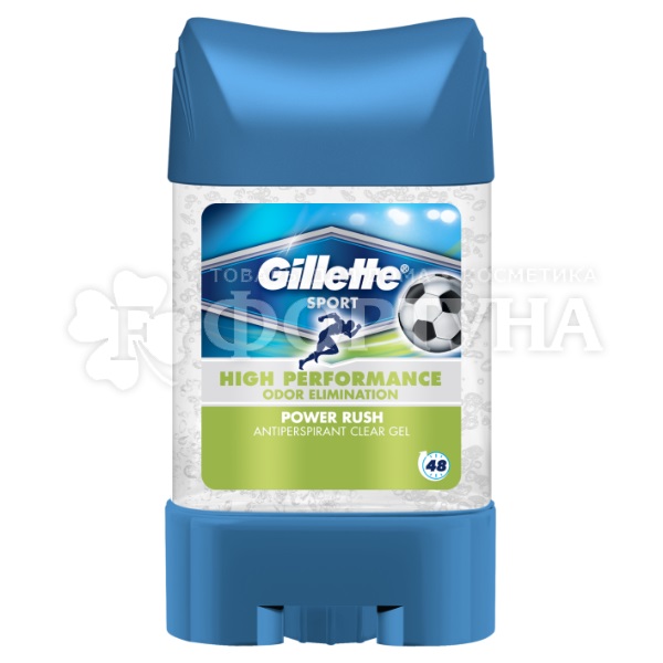 Дезодорант гелевый Gillette 70 мл Power Rush