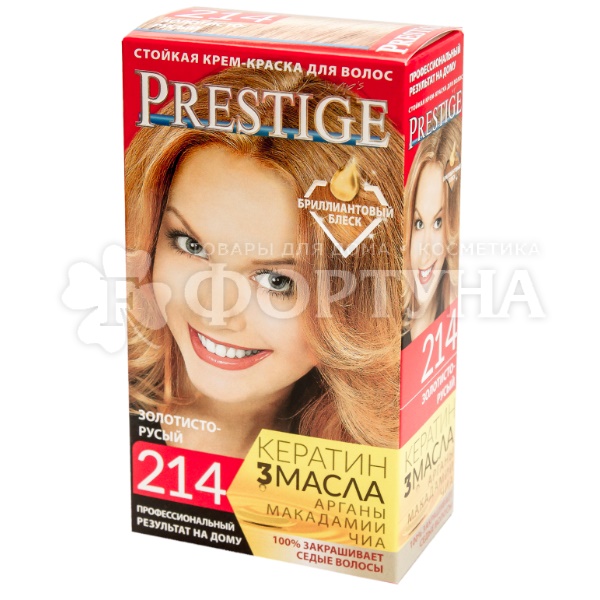 Краска для волос Prestige 214 Золотисто-русый