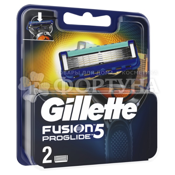 Кассеты Gillette Fusion PROGLIDE 2 шт