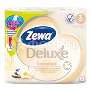 Туалетная бумага Zewa 4 шт Deluxe Аромаспа 3х - слойная