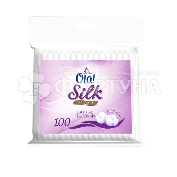 Ватные палочки Ola! Silk SENSE 100 шт