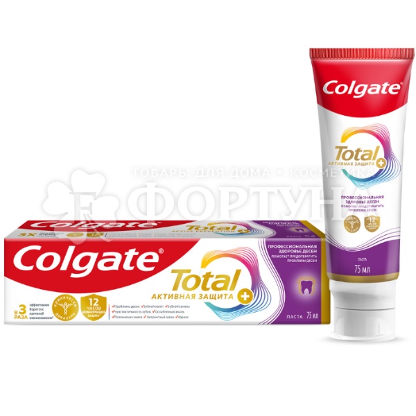 Зубная паста Colgate Total 12 75 мл Здоровье десен