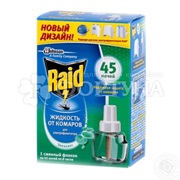 Жидкость от комаров Raid 1 шт для фумигатора 45 ночей эвкалипт