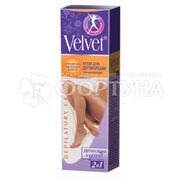 Крем для депиляции Velvet 100 мл 2 в 1 Увлажняющий с экстрактом тропических фруктов