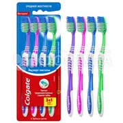 Зубная щетка Colgate Extra Clean 3+1 Средней жесткости