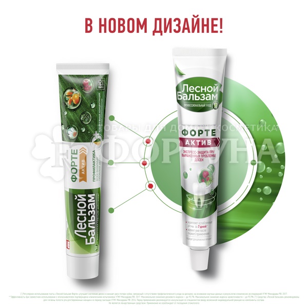 Зубная паста Лесной бальзам 75 мл Форте